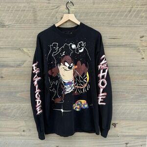 Vintage 1996 Warner Bros Space Jam Movie Promo Longsleeve T-Shirt